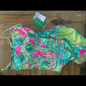 Lilly Pulitzer onepiece swim suitAzalea in size 6